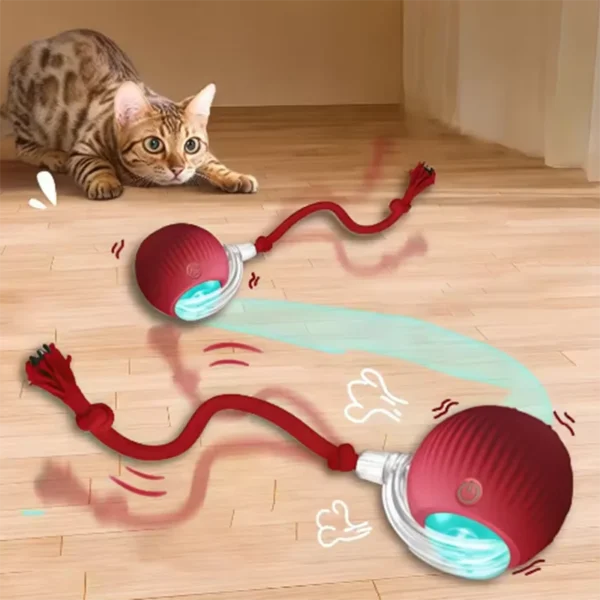 Intelligent interactive cat ball long-lasting and durable easy to clean intelligent obstacle avoidance